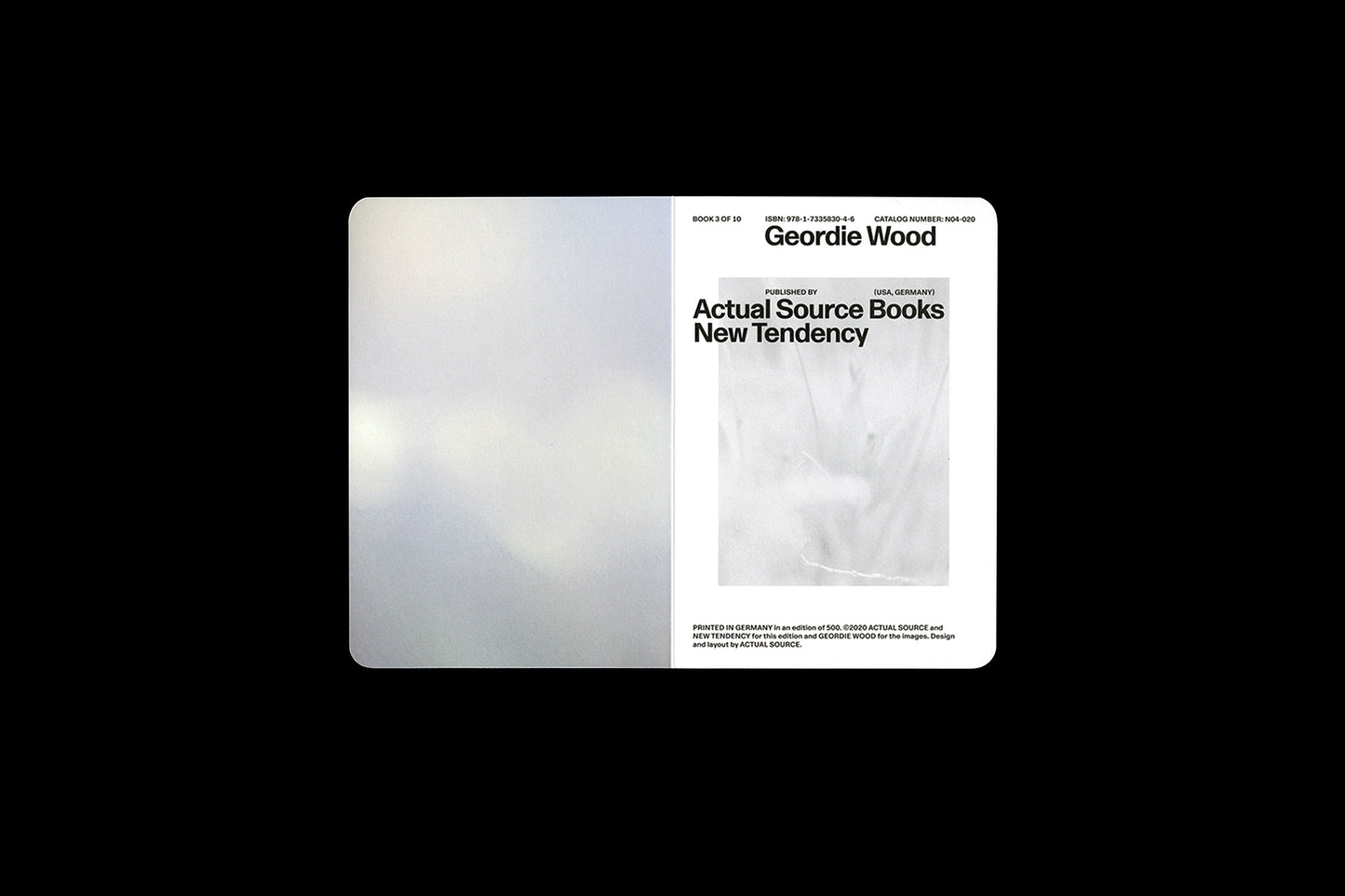 Actual Source Board Book 3: Geordie Wood