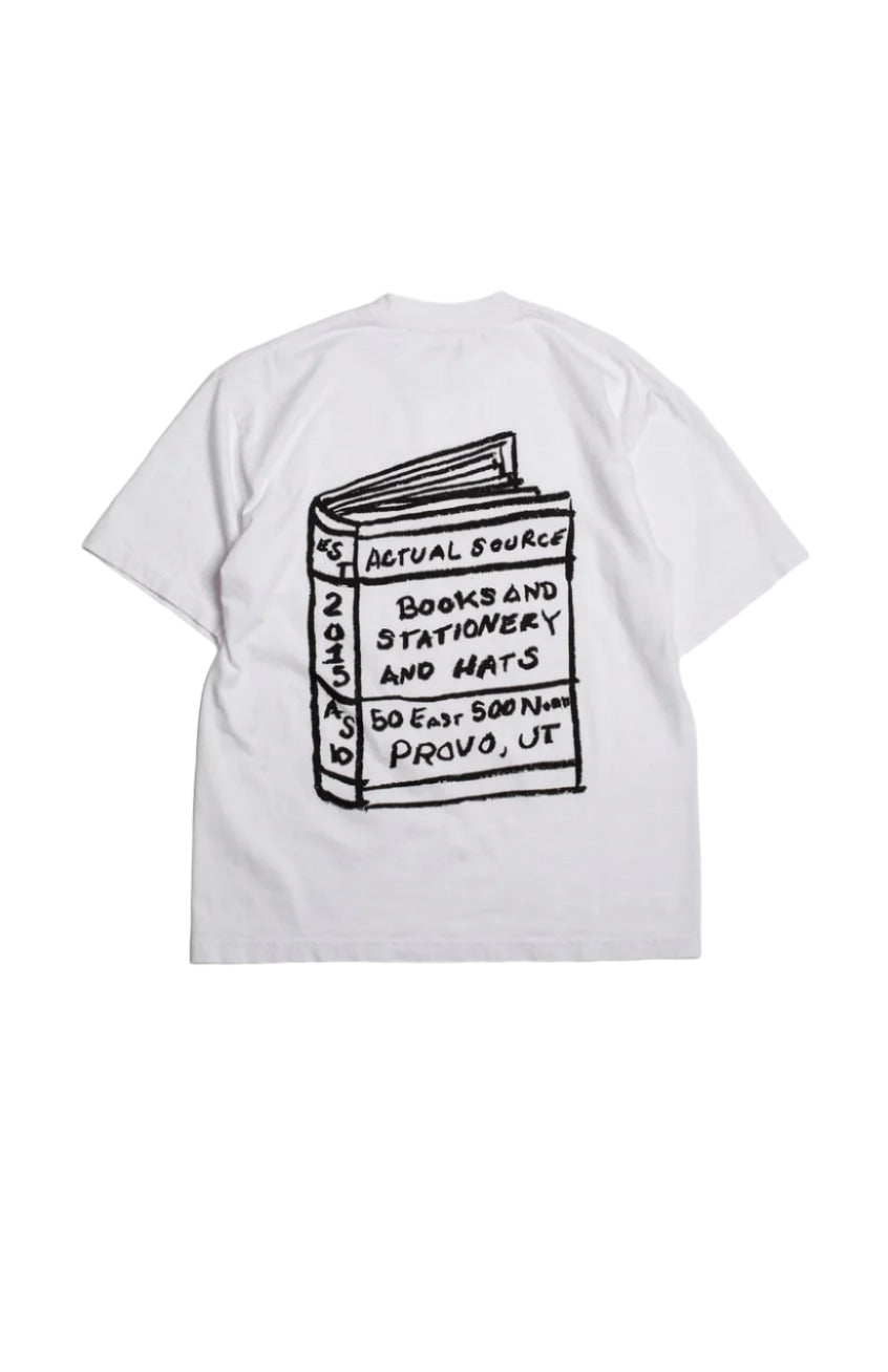 Book Label Tee Actual Source