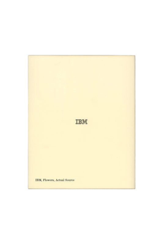Actual Source IBM Research Book