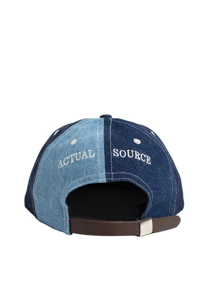 Actual Source 3-Tone Denim Cap