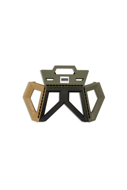 Camo Diphros Folding Stool - BlankMag x Ground Floor Service