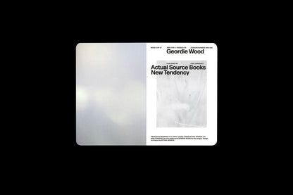 Actual Source Board Book 3: Geordie Wood