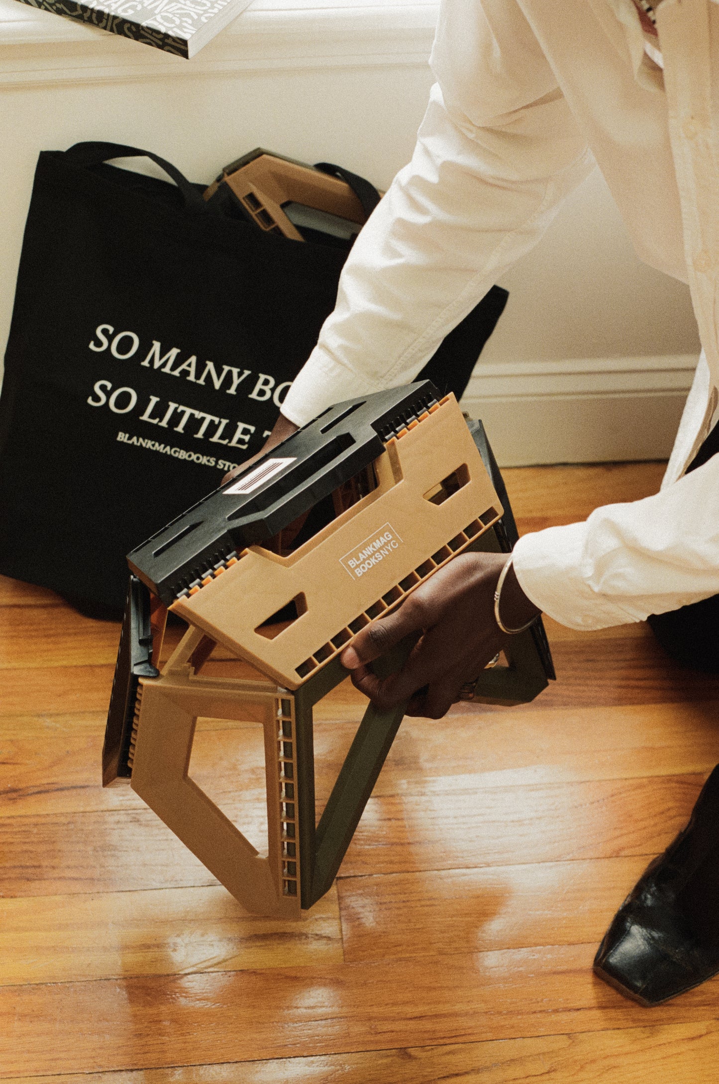 Camo Diphros Folding Stool - BlankMag x Ground Floor Service