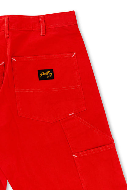 Stan-Ray Original Overdye Painter Pant | Red Cotton Twill | GROUNDFLOOR