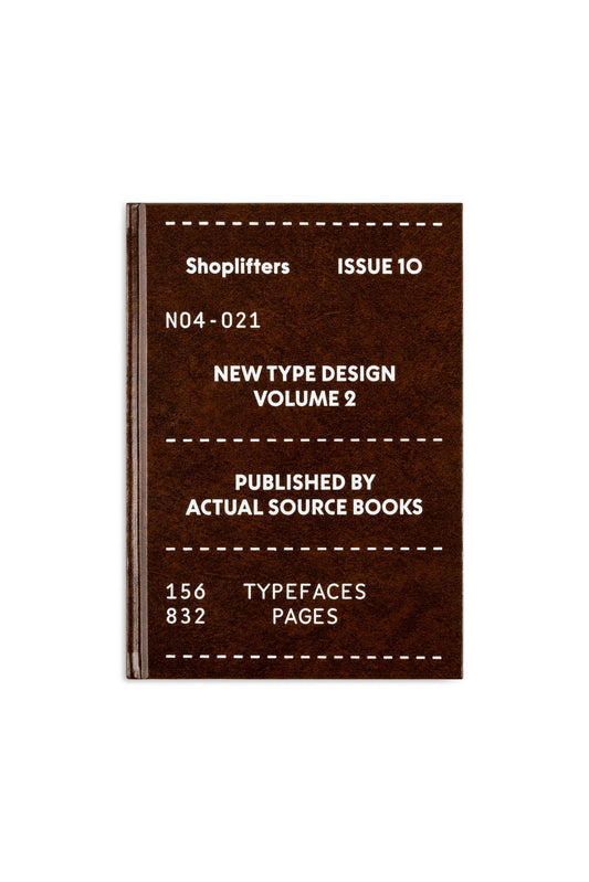 Actual Source Books –– Shoplifters 10: New Type Design Vol. 2
