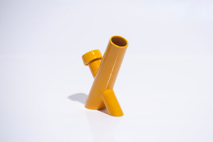 WEED'D: GC001 Ochre Ceramic Water Pipe – Limited Edition | Gabriele Chiave