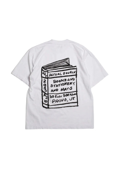 Book Label Tee  Actual Source