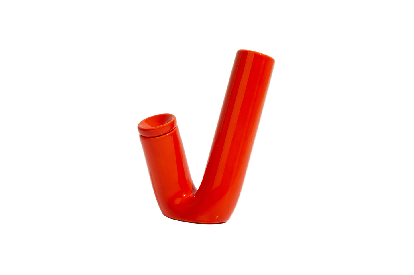 WEED'D: VS001 Red Ceramic Water Pipe – Limited Edition | Valerio Sommella