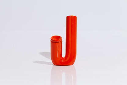 WEED'D: VS001 Red Ceramic Water Pipe – Limited Edition | Valerio Sommella