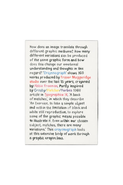 Actual Source Crayonograph Book