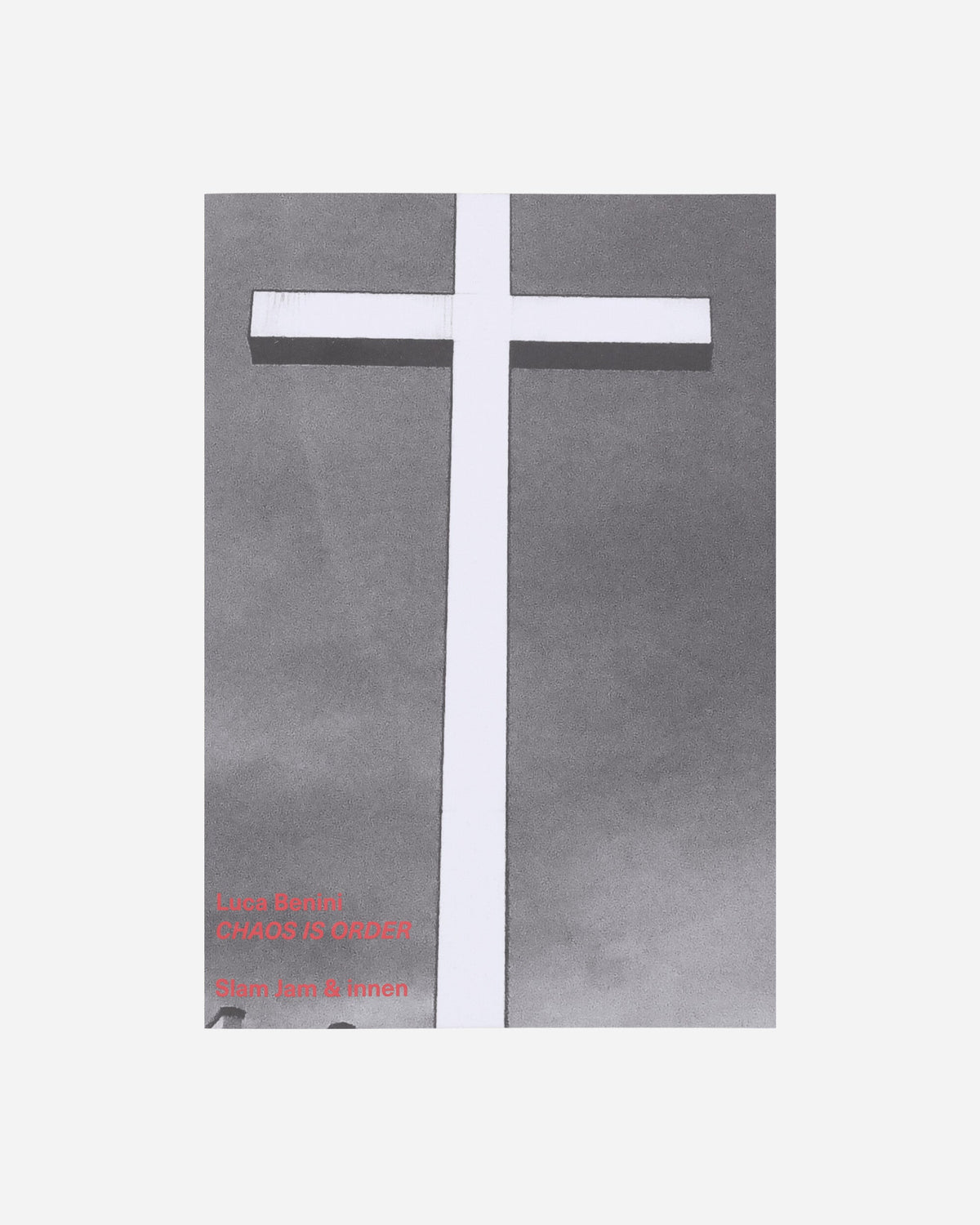 Chaos is Order zine cover by Luca Benini, published by Slam Jam and INNEN