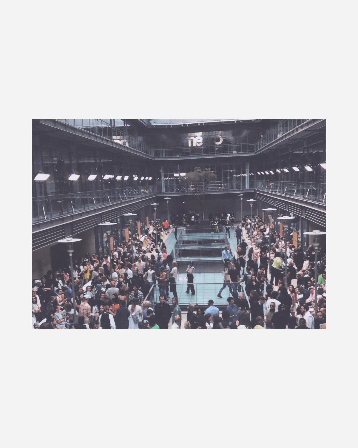 Chaos is Order interior photograph of a crowd around a boxing ring